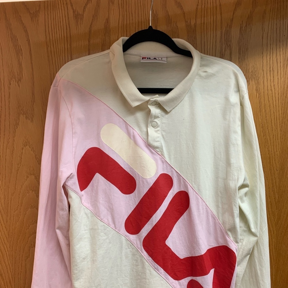 Vintage Fila Long sleeve collared shirt